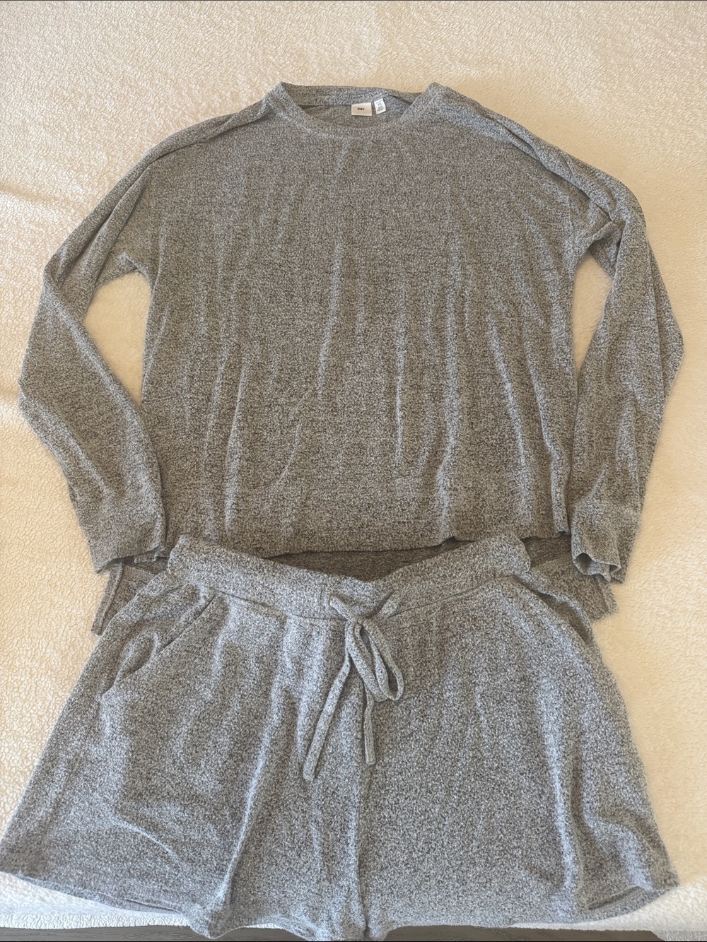 bp Soft Knit Two-Piece Lounge Set - Gray
